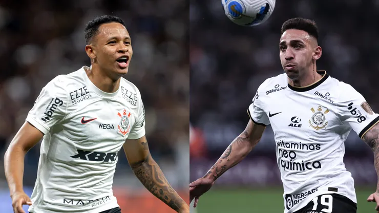Corinthians ainda tem recurso contra os atacantes - Fotos: Leonardo Lima/AGIF e Ettore Chiereguini/AGIF.