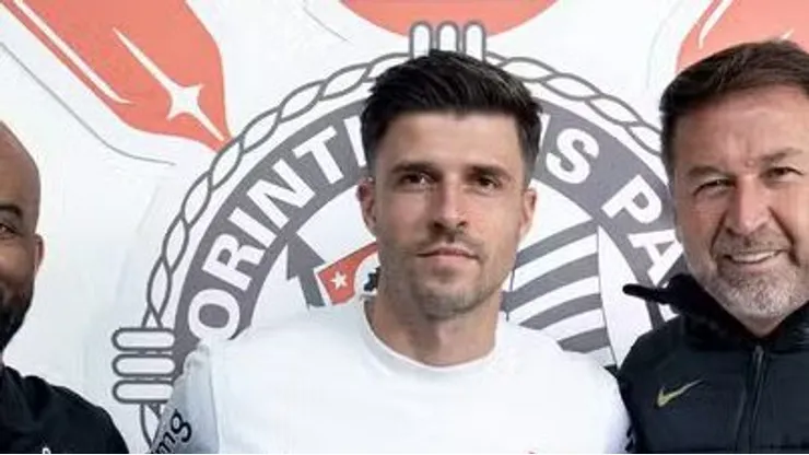 Héctor Hernández no Corinthians. Foto: Rodrigo Coca/Corinthians