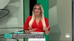 Renata Fan não aliviou Abel por fala machista contra repórter em jogo do Palmeiras - Foto: Divulgação/Band