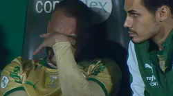 Mayke se lesionou mais uma vez na temporada e preocupa Palmeiras - Foto: Reprodução/Premiere