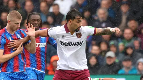 Lucas Paquetá pelo West Ham em partida da Premier League. (Photo by Richard Pelham/Getty Images)