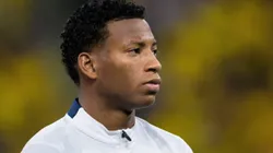 Gonzalo Plata durante partida entre Equador e Holanda, em Doha, pela Copa do Mundo de 2022, no dia 25/11. Foto: Joel Marklund