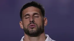 SP - SAO PAULO - 22/08/2024 - COPA LIBERTADORES 2024, SAO PAULO X NACIONAL (URU) - Calleri jogador do Sao Paulo durante partida contra o Nacional (URU) no estadio Morumbi pelo campeonato Copa Libertadores 2024.