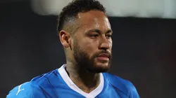Neymar durante partida entre Nassaji Mazandaran e Al-Hilal, no Azadi Stadium, pela AFC Champions League, no dia 03/10/2023.