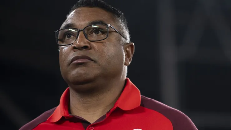 Roger Machado durante partida entre Botafogo e Internacional, no Estádio Nílton Santos, no dia 20/07/2024.