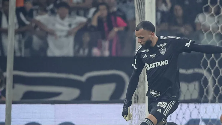 Goleiro Everson admite má fase do Atlético-MG. Foto: Pedro Souza / Atlético
