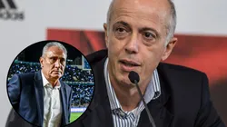 Wallim Vasconcellos, candidato à presidência, e Tite, treinador do Flamengo. Fotos: IMAGO/Fotoarena
