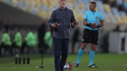 RIO DE JANEIRO, BRAZIL - JULY 4: Head coach Mano Menezes of Fluminense reacts during the match between Fluminense and Internacional as part of Brasileirao 2024 at Maracana Stadium on July 4, 2024 in Rio de Janeiro, Brazil. (Photo by Wagner Meier/Getty Images)