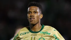 Estêvão durante a realização do duelo. Foto: Cesar Greco/Palmeiras