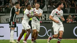 MG - BELO HORIZONTE - 24/08/2024 - BRASILEIRO A 2024, ATLETICO-MG X FLUMINENSE - Arias jogador do Fluminense comemora seu gol durante partida contra o Atletico-MG no estadio Mineirao pelo campeonato Brasileiro A 2024. Foto: Fernando Moreno/AGIF