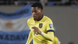 September 7, 2023, City of Buenos Aires, City of Buenos Aires, Argentina: GONZALO PLATA 10 of Ecuador in action during the South American Qualifiers match for the 2026 World Cup USA, Mexico Canada, between Argentina vs Ecuador, South American Qualifiers for the 2026 World Cup at Mas Monumental Stadium, City of Buenos Aires, Argentina, on 07SEP23...Final score Argentina 1:0 Ecuador..Next game Argentina will faced Bolivia on September 12th at the Hernando Siles Stadium, in La Paz, Bolivia City of Buenos Aires Argentina - ZUMAf135 20230907_aap_f135_090 Copyright: xJulietaxFerrariox