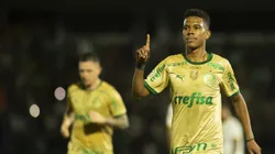 Estêvão comemorando um dos gols marcados contra o Cuiabá pelo Brasileirão 2024