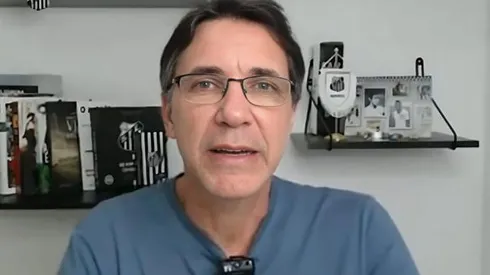 Jornalista tem informações de bastidores do Alvinegro Praiano. Foto: Reprodução/YouTube oficial Vagner Frederico