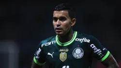 Atacante Alviverde durante partida contra o Fortaleza