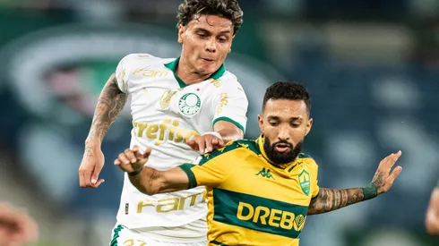 Jogadores do Cuiaba e Palmeiras. Foto: Gil Gomes/AGIF