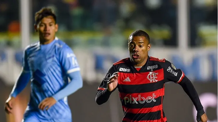 Bolívar x Flamengo pela Libertadores (Foto: Marcelo Cortes / CRF)
