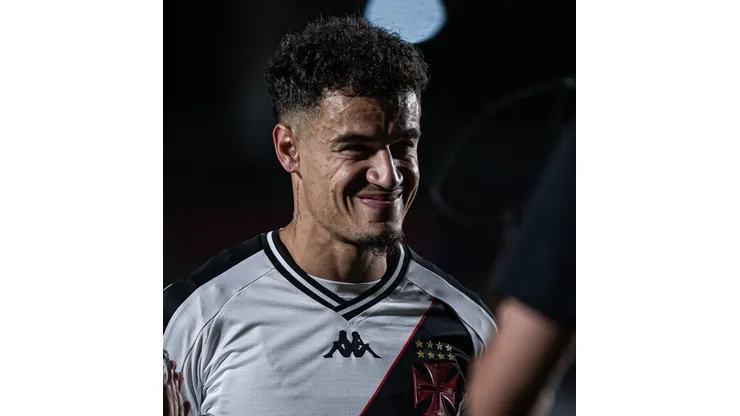 Coutinho jogador do Vasco durante partida pela Copa do Brasil 2024. Foto: Isabela Azine/AGIF