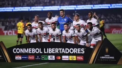 Equipe do SPFC durante partida da primeira fase. Foto: Ettore Chiereguini/AGIF