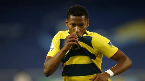 Gonzalo Plata em ação pela seleção do Equador. Foto: Wagner Meier/Getty Images