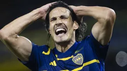 Cavani durante partida entre Boca Juniors e Godoy Cruz, na La Bombonera, no dia 16/04/2024.