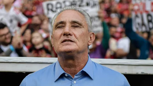 SP - RIO DE JANEIRO - 11/08/2024 - BRASILEIRO A 2024, FLAMENGO X PALMEIRAS - Tite tecnico do Flamengo durante partida contra o Palmeiras no estadio Maracana pelo campeonato Brasileiro A 2024.