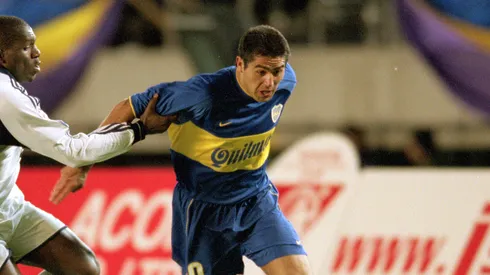 Cruzeiro x Boca Juniors: Riquelme poderia ter jogado na Raposa. Foto: Shaun Botterill /Allsport
