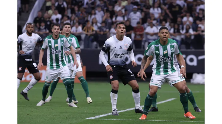 Giovane, jogador do Corinthians durante partida contra o Juventude no estadio Arena Corinthians pelo campeonato Brasileiro A 2024