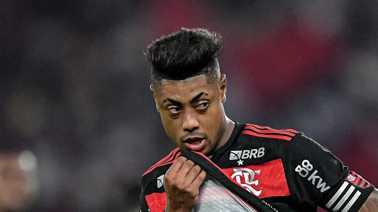 Bruno Henrique em Botafogo x Flamengo. Foto: Thiago Ribeiro/AGIF