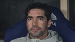 Abel Ferreira durante partida contra o Flamengo. Verdão tem decisão contra o Botafogo.