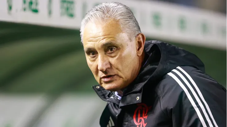 Tite no comando do Flamengo. Foto: Luiz Erbes/AGIF