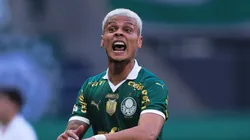 Richard Ríos durante confronto entre Palmeiras x São Paulo. Foto: Ettore Chiereguini/AGIF