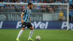 Pepê, jogador do Grêmio durante partida contra o Brasil de Pelotas no estadio Arena do Gremio pelo campeonato Gaucho 2024