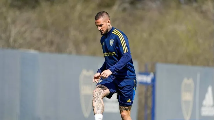 Bendetto em treino do Boca Juniors Foto: Boca Juniors