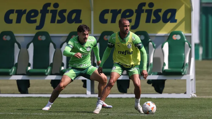 Palmeiras treinando nesta segunda-feira (19). Foto: Cesar Greco/ Palmeiras/ Flickr