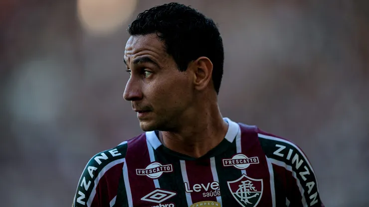 RJ - RIO DE JANEIRO - 04/08/2024 - BRASILEIRO A 2024, FLUMINENSE X BAHIA - Ganso jogador do Fluminense durante partida contra o Bahia no estadio Maracana pelo campeonato Brasileiro A 2024. Foto: Thiago Ribeiro/AGIF