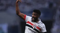 SP - SAO PAULO - 18/08/2024 - BRASILEIRO A 2024, PALMEIRAS X SAO PAULO - Sabino jogador do Sao Paulo durante partida contra o Palmeiras no estadio Arena Allianz Parque pelo campeonato Brasileiro A 2024. Foto: Ettore Chiereguini/AGIF