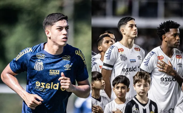 Zagueiro do clube carioca – Divulgação/Santos FC