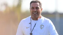 Vanderlei Luxemburgo ex-tecnico do Corinthians durante treino no CT Joaquim Grava.
