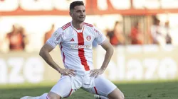 Alario jogador do Internacional durante partida contra o Atletico-GO. Foto: Heber Gomes/AGIF