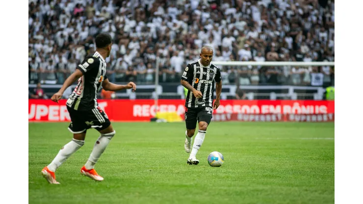 Mariano jogador do Atletico-MG durante partida contra o Cuiaba no estadio Arena MRV pelo campeonato Brasileiro A 2024