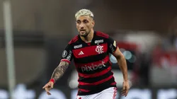 Arrasca atuando na partida contra o Bolívar (BOL), no Maracanã