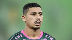 André durante o clássico contra o Timão. Foto: Thiago Ribeiro/AGIF