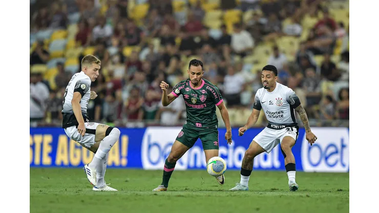 Lima jogador do Fluminense durante partida contra o Corinthians no Maracana pelo campeonato Brasileiro A 2024.
