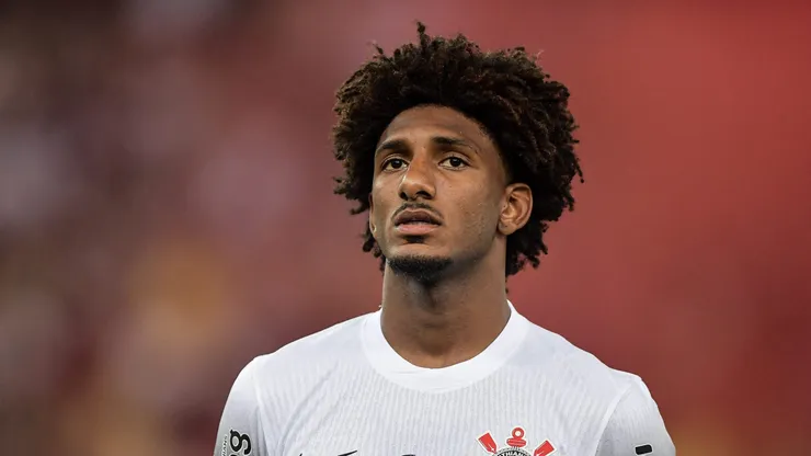 Atacante do Timão na partida contra o Fluminense