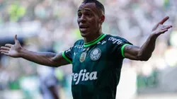 SP - SAO PAULO - 03/12/2023 - BRASILEIRO A 2023, PALMEIRAS X FLUMINENSE - Breno Lopes jogador do Palmeiras durante partida contra o Fluminense no estadio Arena Allianz Parque pelo campeonato Brasileiro A 2023. Foto: Fabio Giannelli/AGIF