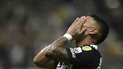 BELO HORIZONTE, BRAZIL - APRIL 23: Matias Zaracho of Atletico Mineiro reacts during a match between Atletico Mineiro and Peñarol as part of Copa CONMEBOL Libertadores 2024 at Arena MRV on April 23, 2024 in Belo Horizonte, Brazil. (Photo by Pedro Vilela/Getty Images)