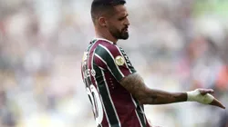 RJ - RIO DE JANEIRO - 23/06/2024 - BRASILEIRO A 2024, FLUMINENSE X FLAMENGO - Renato Augusto jogador do Fluminense lamenta durante partida contra o Flamengo no estadio Maracana pelo campeonato Brasileiro A 2024. Foto: Alexandre Loureiro/AGIF