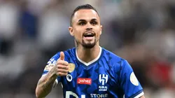 Lusail Super Cup - Al Hilal V Zamalek Michael Richard Delgado de Oliveira 96 of Al Hilal reacts during the Lusail Super Cup between Al Hilal and Zamalek at the Lusail Iconic Stadium in Lusail, Qatar on 9 September 2022. Lusail Qatar PUBLICATIONxNOTxINxFRA Copyright: xSimonxHolmesx originalFilename:holmes-notitle220909_npjjF.jpg