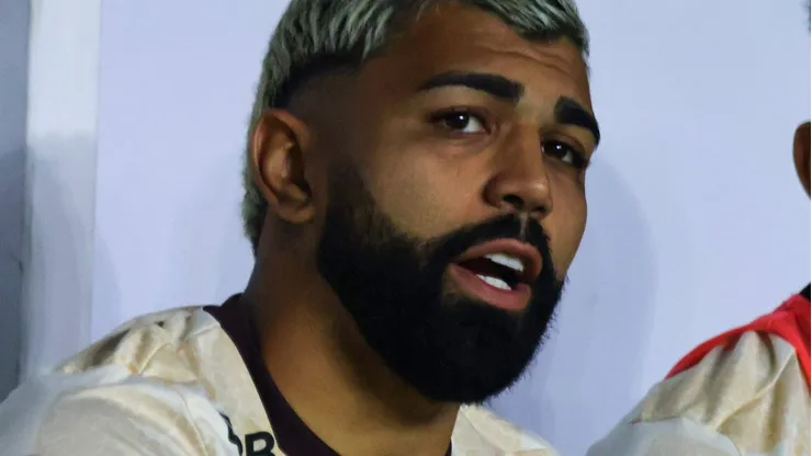 Gabigol durante partida entre Palmeiras e Flamengo, no Allianz Parque, pelas oitavas de final da Copa do Brasil, no dia 07/08/2024. Foto: Yuri Murakami