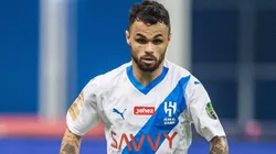 Michael durante partida entre Al Hilal e Al Hazem, pela Copa do Rei da Arábia Saudita, no Riyadh King Fahd International Stadium, no dia 30/10/2023. Foto: Victor Fraile